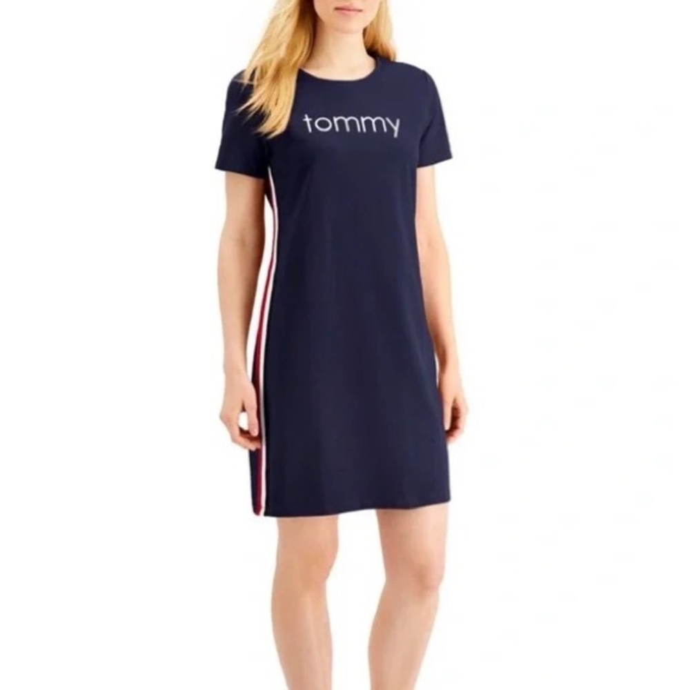 Tommy Hilfiger TOMMY T-shirt dress Navy in Size Large